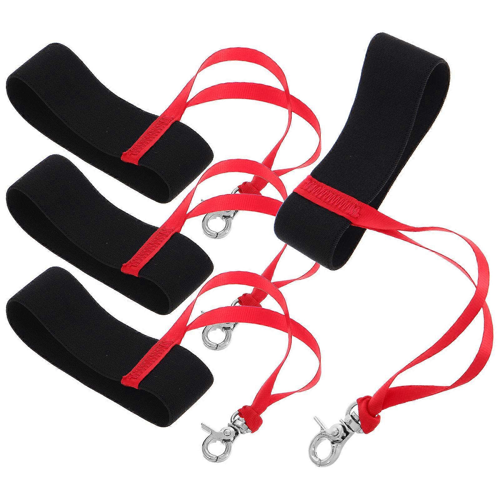 Ski Glove Strap for Storage with Elastic Handcuff 4Pcs Winter Wrist Leash