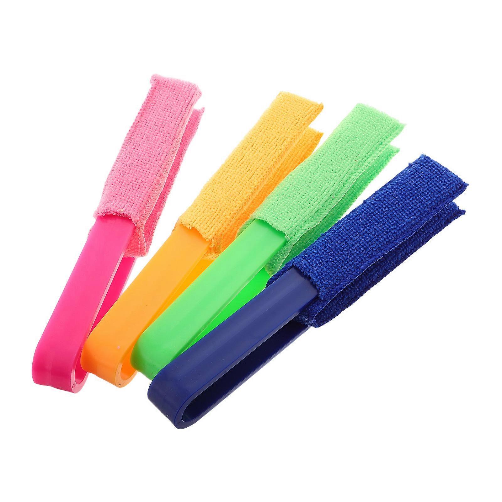 4pcs Detachable Blind Cleaner Brush Set with Soft Bristles for Dust Removal on Window Blinds, Air Conditioner Vents, and Car Interiors – Durable &
