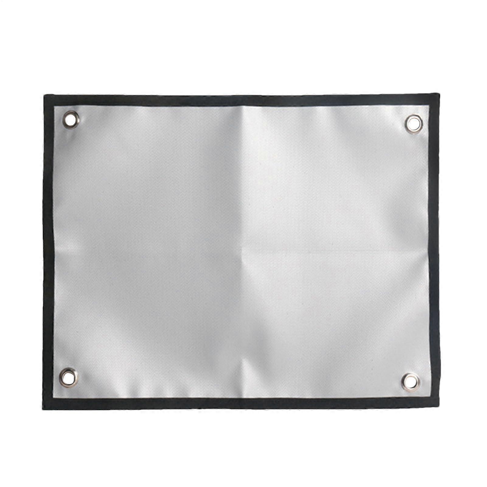 Fireproof Underlay For Outdoor Stoves And Fire Pits - Fiberglass-Reinforced Shielding Mat, Foldable, Poolside Garden