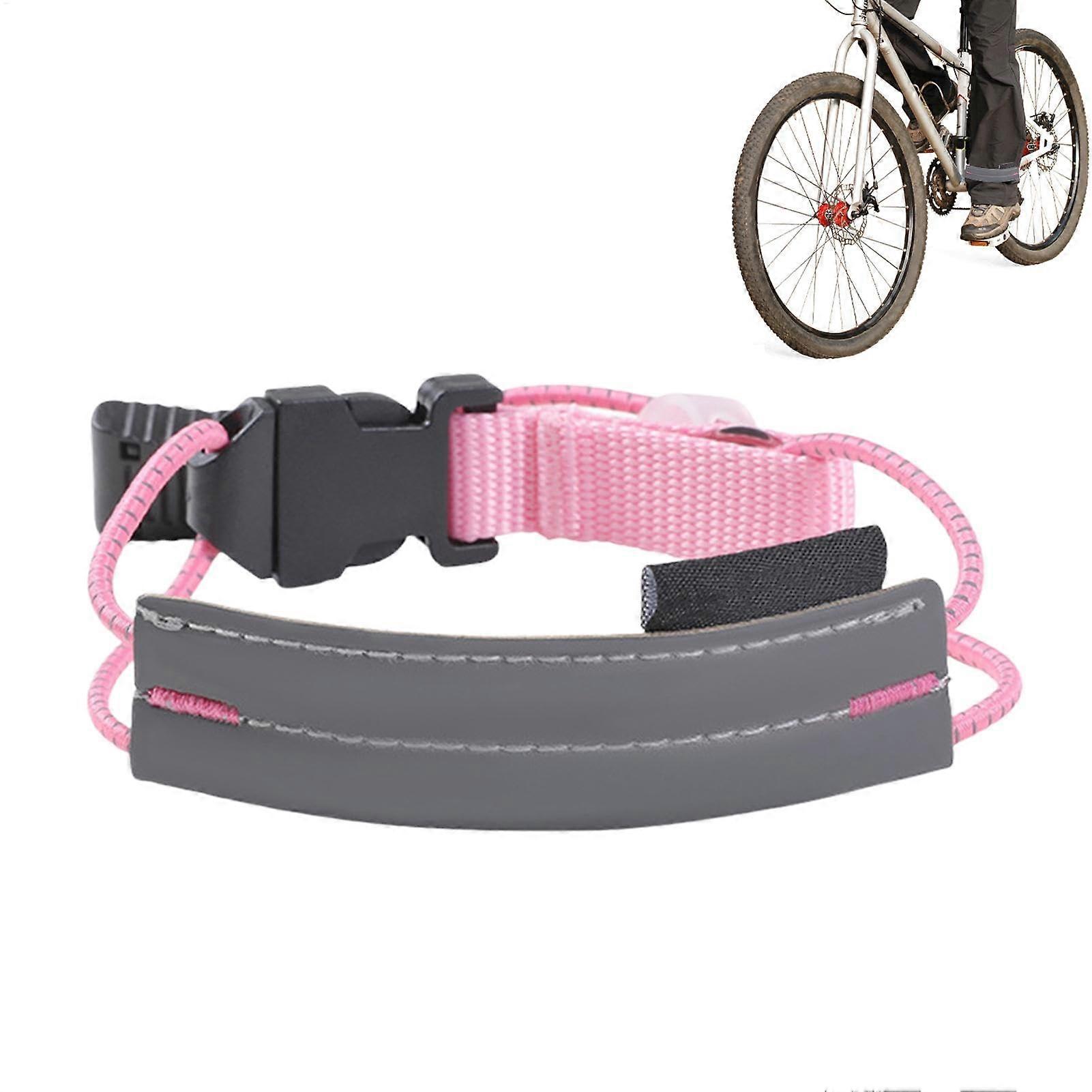 Reflectors For Legs Reflective Bands For Walking Pink Adjustable Leg Straps Jogging Safety Belt