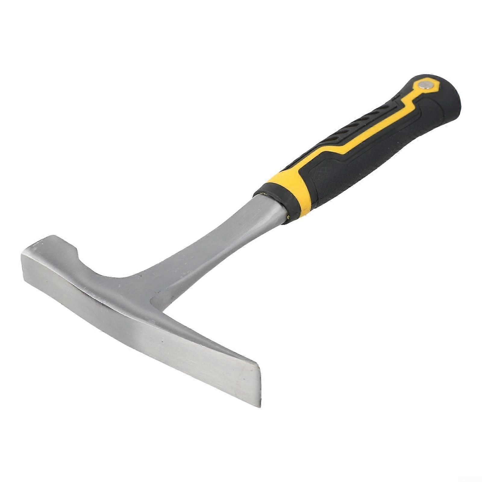 Geology and Masonry Essential Tool, Integrated Flat and Point Hammer Design, Durable Steel Construction
