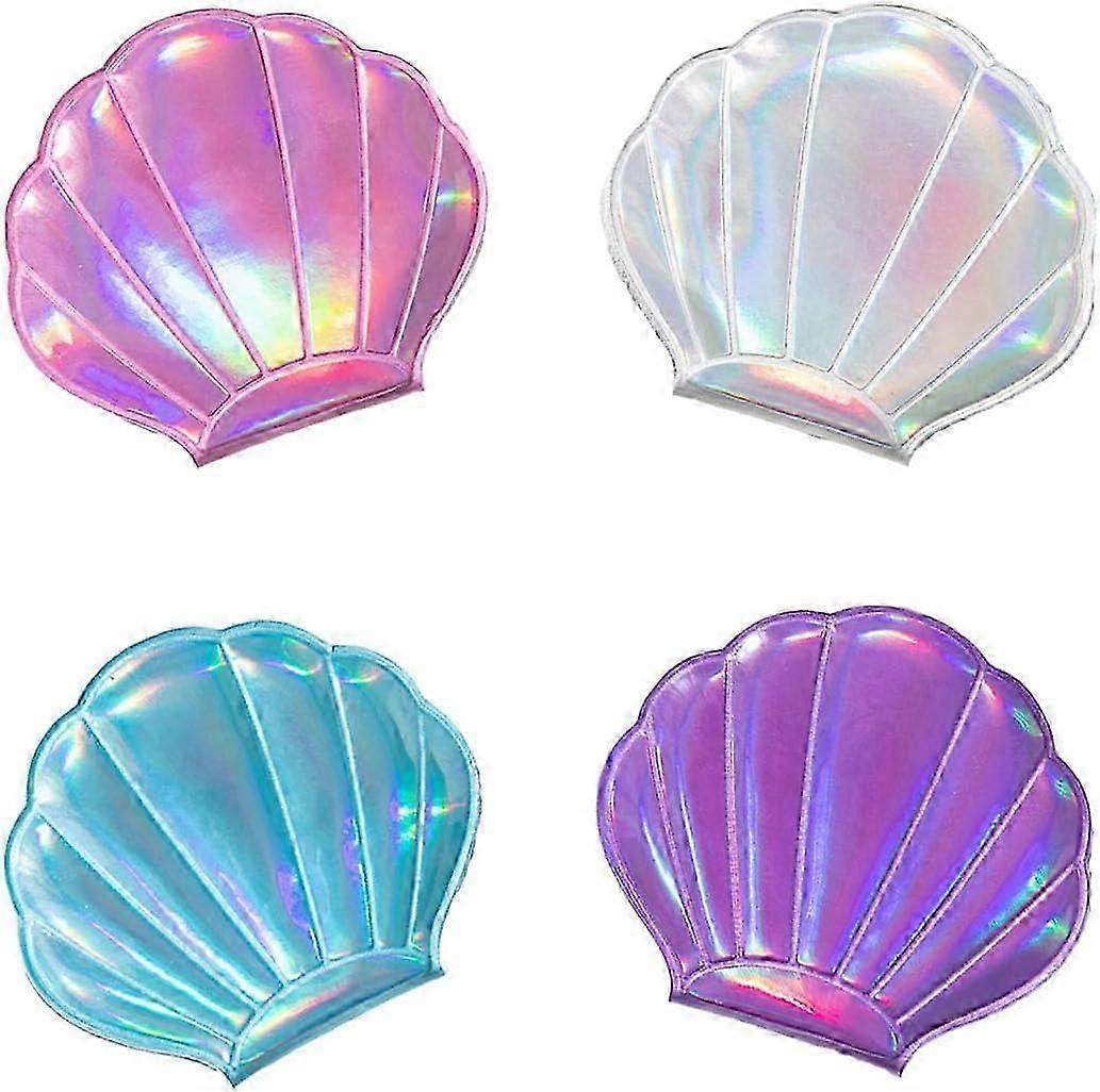 4 PCS Makeup Mirror, Double-Sided Magnifying, Handheld Design