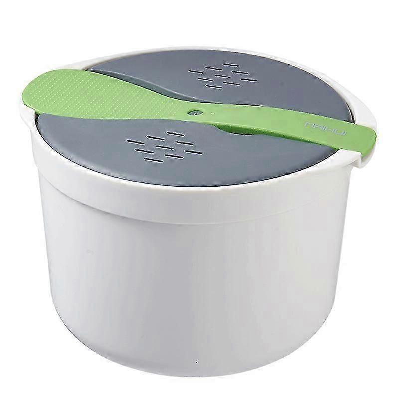 Microwave Rice Cooker Double Layer Hot Soup Heating Cook Special Steamer