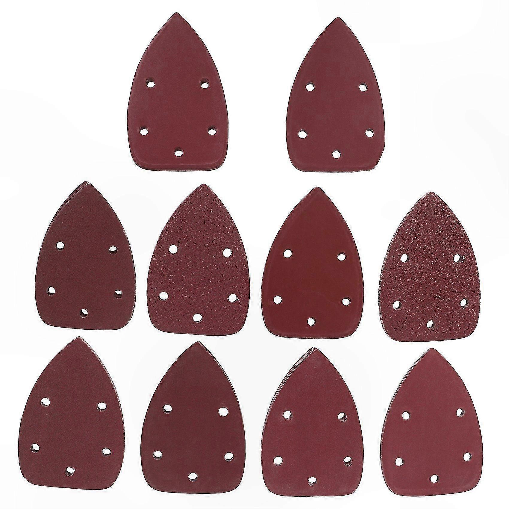50-Pack Sandpaper Assortment Hook Loop Detail Sander 40-800 Grit