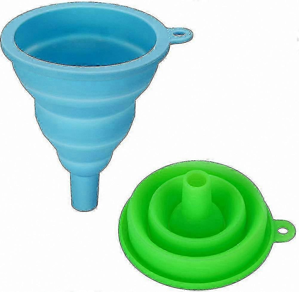 Silicone Collapsible Funnel with Telescopic Design for Home Use