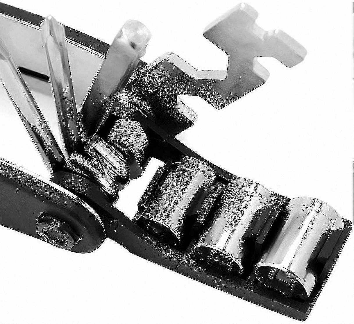 16-in-1 Multi-tool for Biking, Compact Screwdriver Set with Chain Brush, Hex Wrench, and More for Mountain Bikes