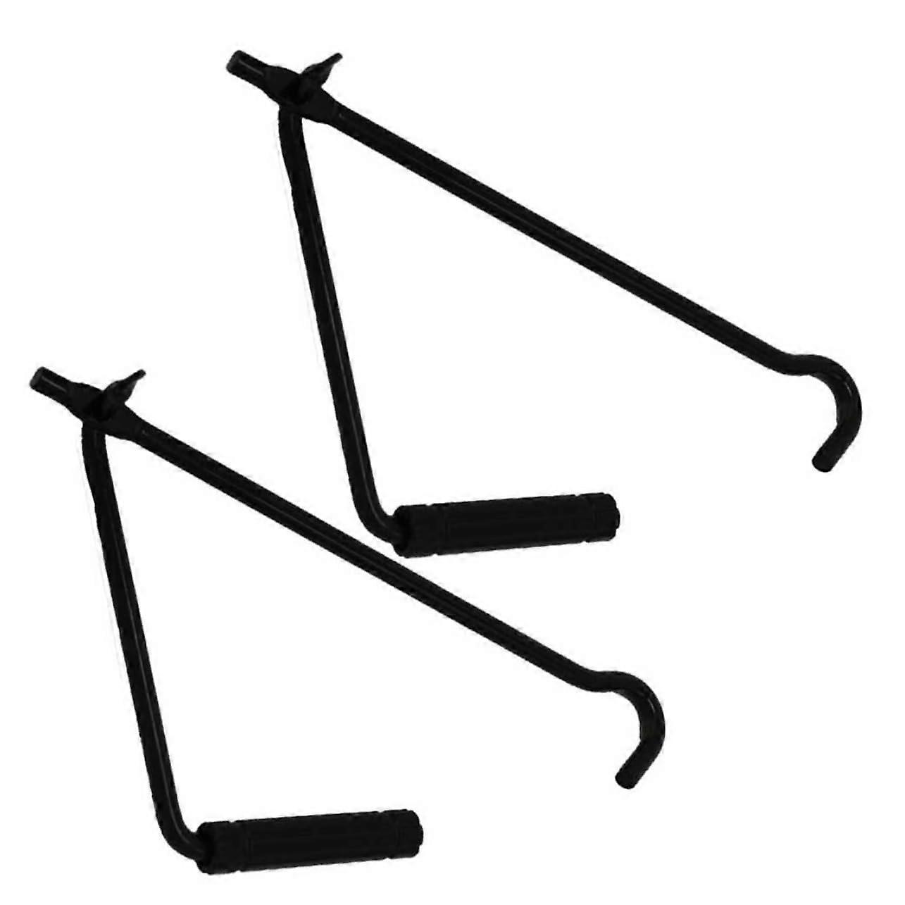 Foldable Hand Jack Tool 2-Piece Set Durable Scissor Jack With Rocker Handle For Car Tire Changing Portable Emergency