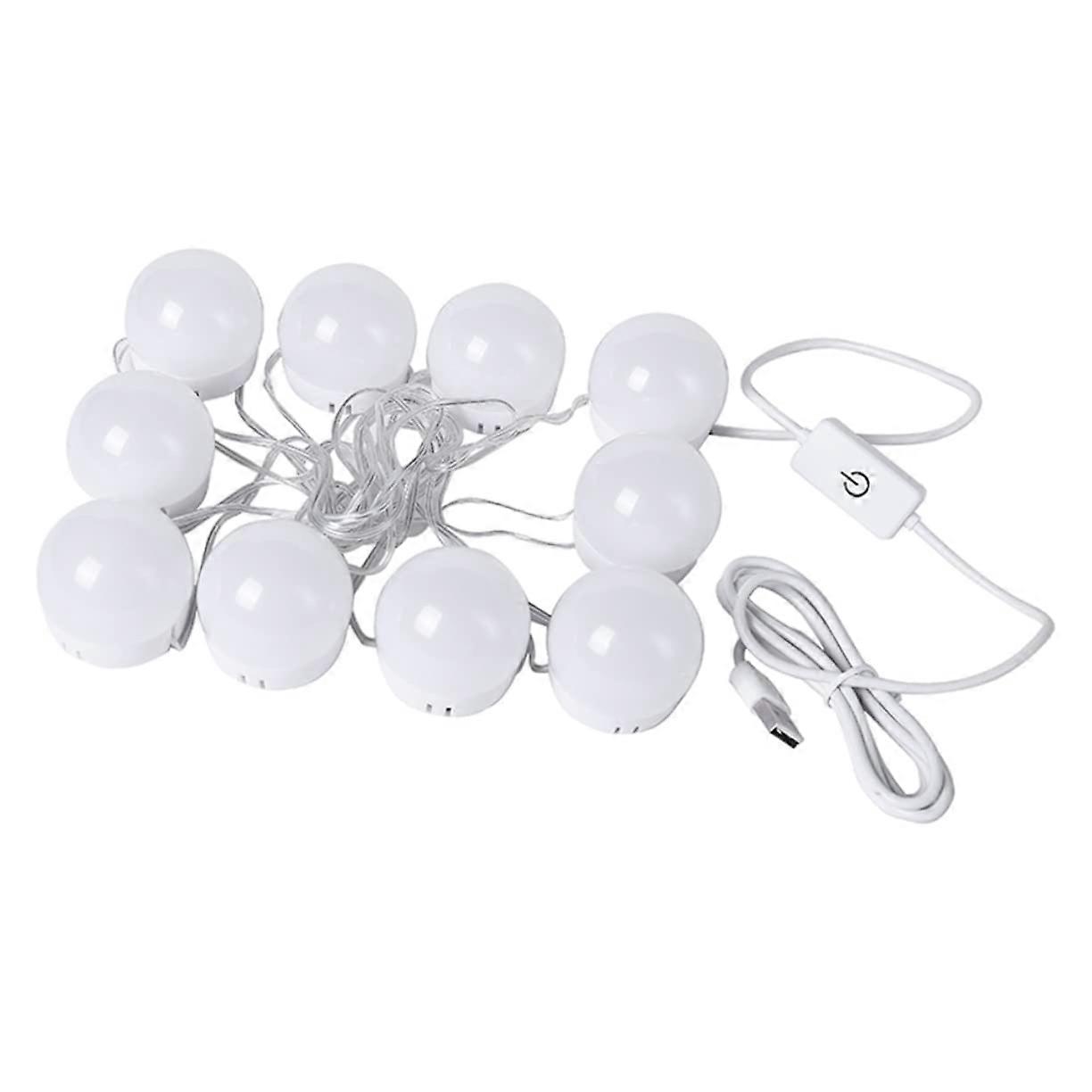 Adjustable LED Vanity Mirror Light Bulbs Kit for Makeup Application
