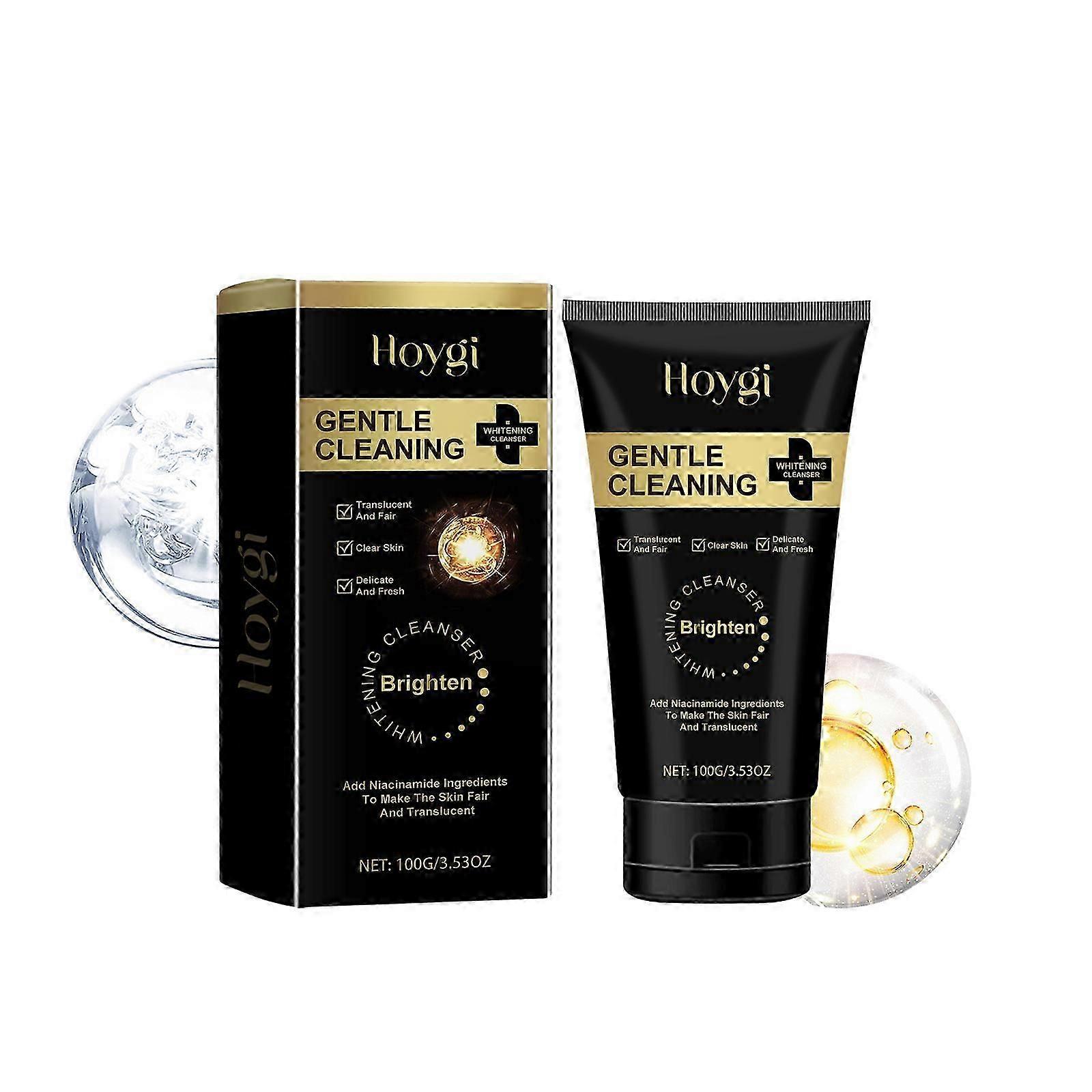 HOYGI Niacinamide Brightening Cleanser Moisturizing, Moisturizing, Gentle and Refreshing Cleansing Facial Skin Brightening Cleanser