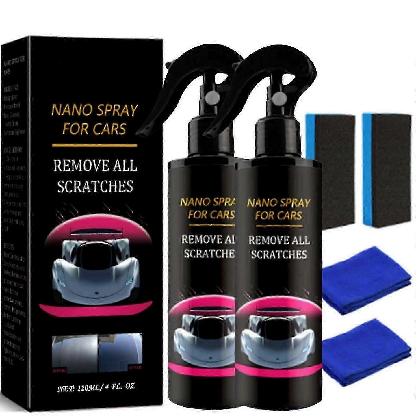 Car Scratch Remover with Nano Spray Technology, Nuracoat Car Spray Sealant for All Vehicles