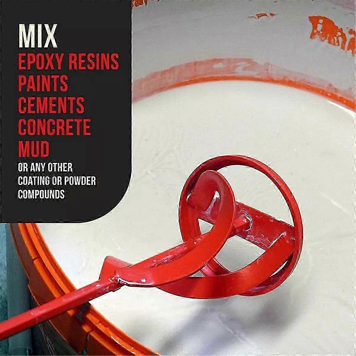 Hexagon Shaft Plaster Paint Mixing Paddle Rod Cement Grouting Tool