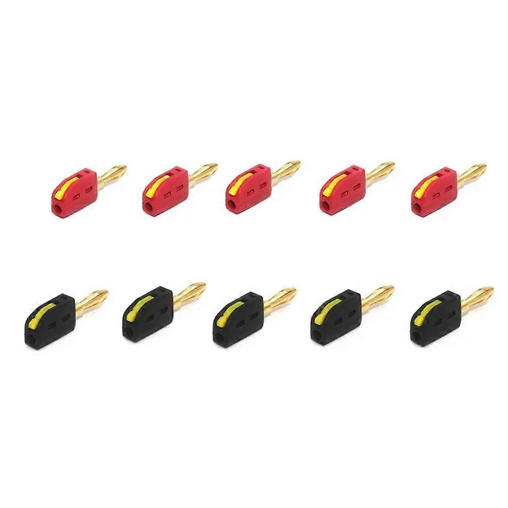 4mm Banana Plug Quick Connect Gold-Plated Banana Connector