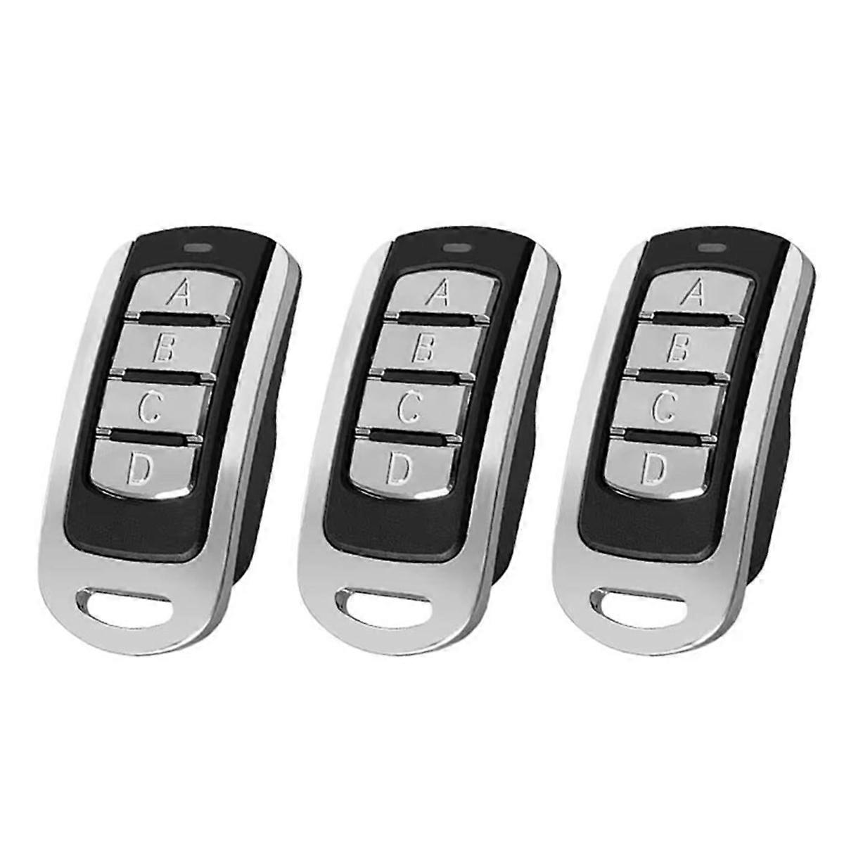 4 in 1 Garage Remote Multi Frequency 287-868MHz Clone 434.42mhz 868.35mhz 433.92 Gate Control Transmitter 3pcs