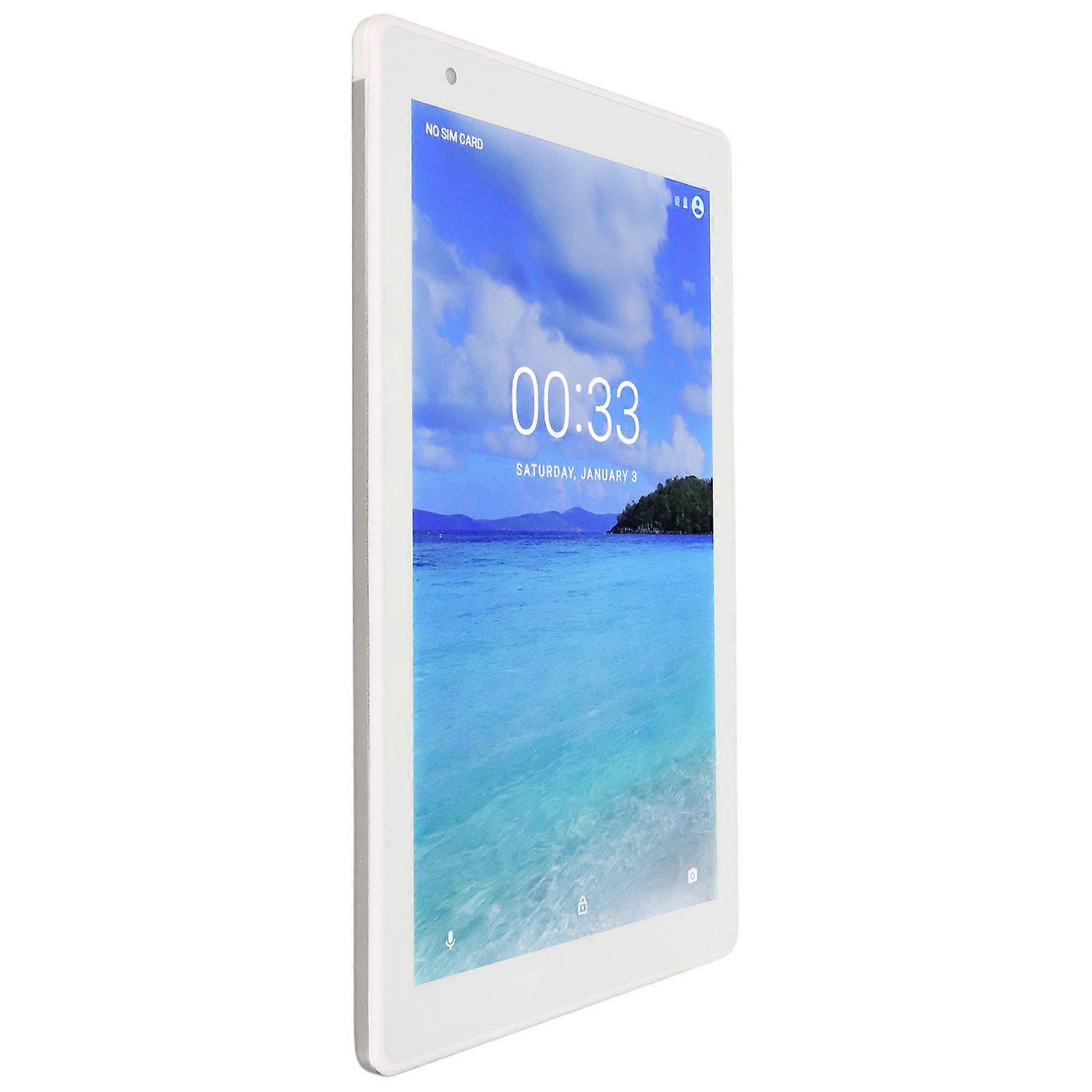 8.1 Inch Android 10 Tablet 4GB RAM 64GB ROM Silver EU Plug