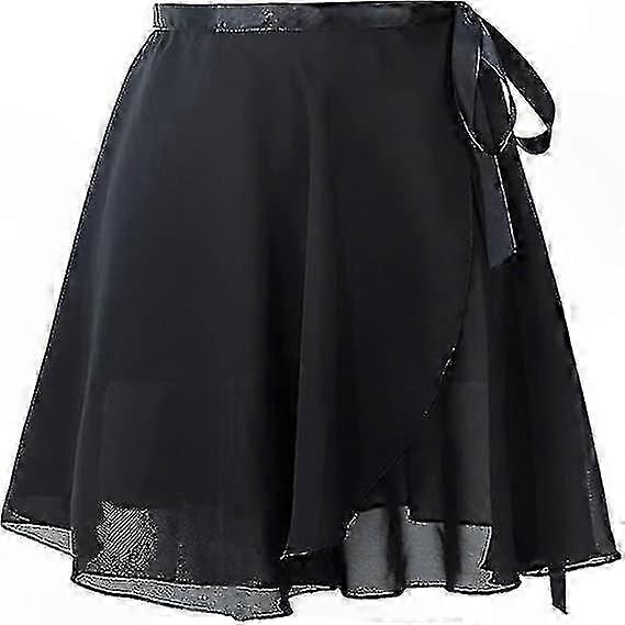 Sheer Ballet Wrap Skirt for Girls with Soft Tulle Layered Design