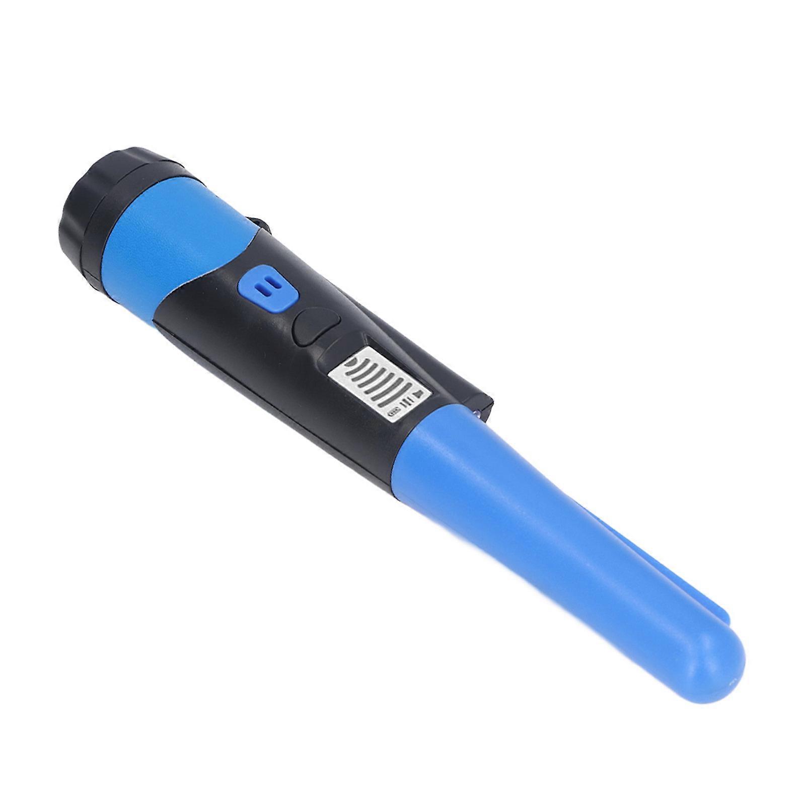 High Sensitivity Metal Detector with LCD & Flashlight, Blue, 200g