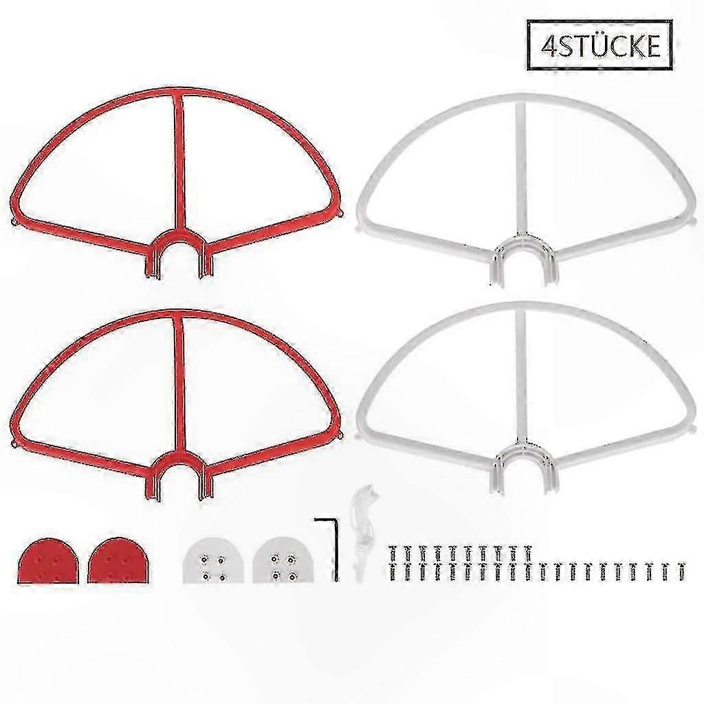4-Pack Quick Release Propeller Guards for Phantom 3 Series Drones - Compatible with Standard, Advanced, and Professional Models