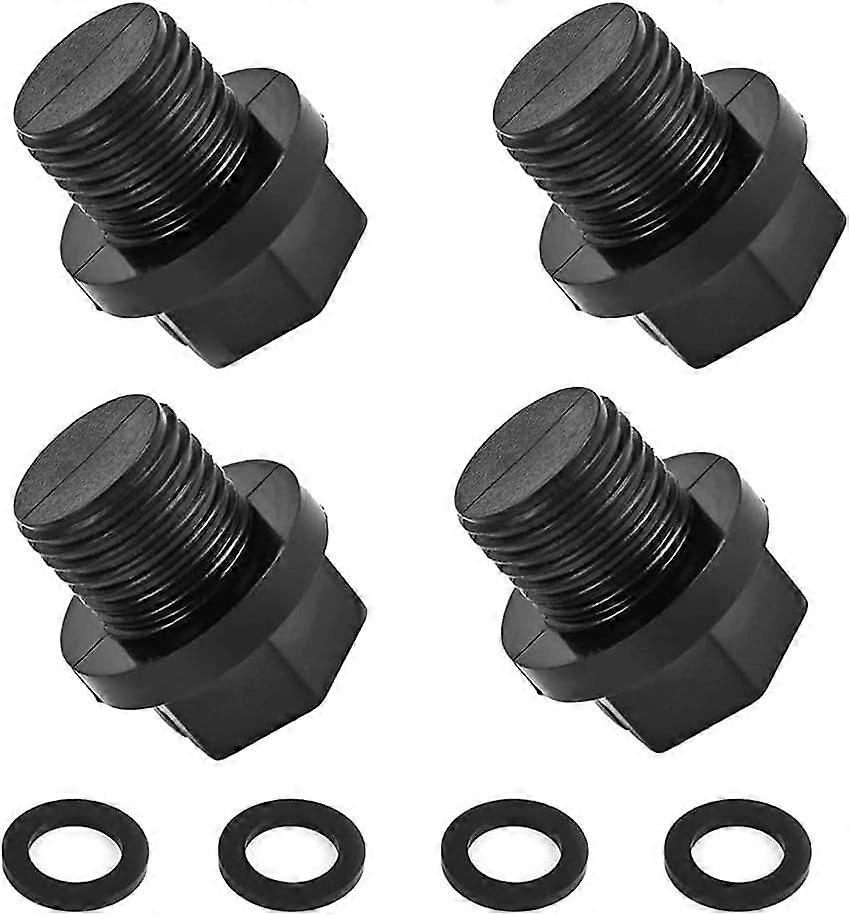 4 Pack Drain Plugs with O-Rings Pump Plug Pool Filters Replacement Pool Drain