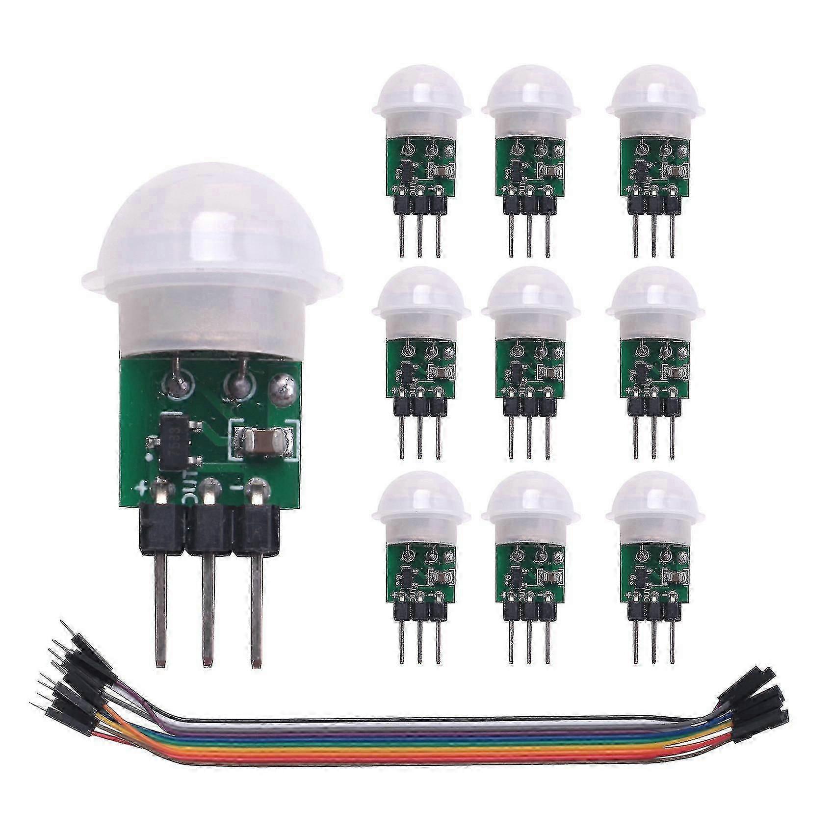 10pcs Am312 Mini Human Sensor Module -sr312 Ir Pyroelectric Infrared Pir Motion Sensor Detector Mod