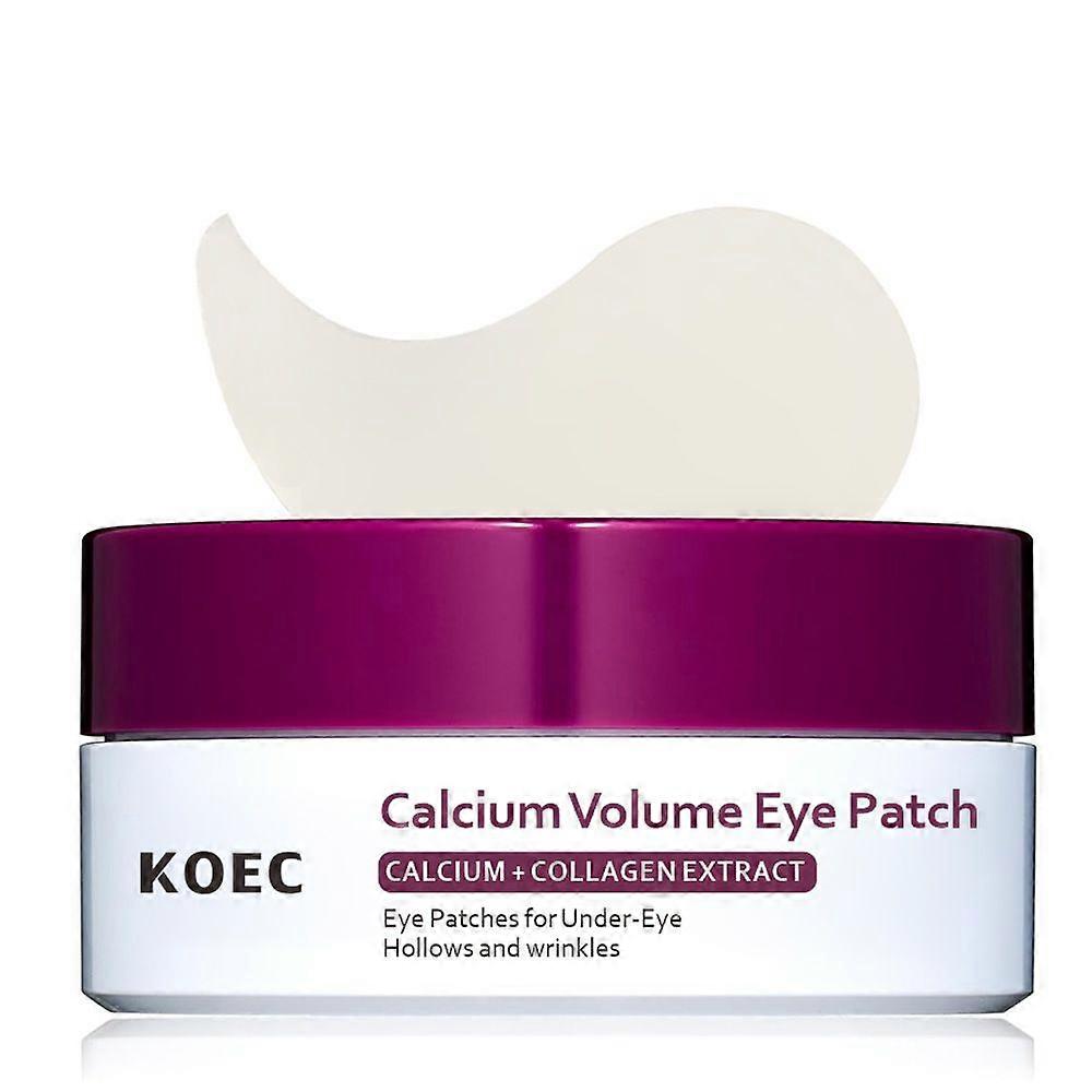 Calcium Volume Eye Patch, Anti-Aging Under Eye Mask, Calcium & Collagen Hydrogel Eye Patch for Puffy Eyes and Dark Circles, Firming Under Eye Wrinkle