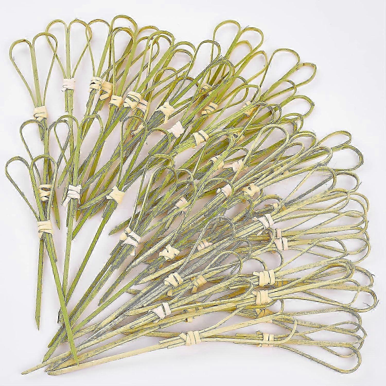 Wooden Toothpicks: Elegant Handmade Wooden Cocktail Skewer Cocktail Skewer Bamboo Toothpicks 12cm Christmas Set 100 Pieces - Heart Shape