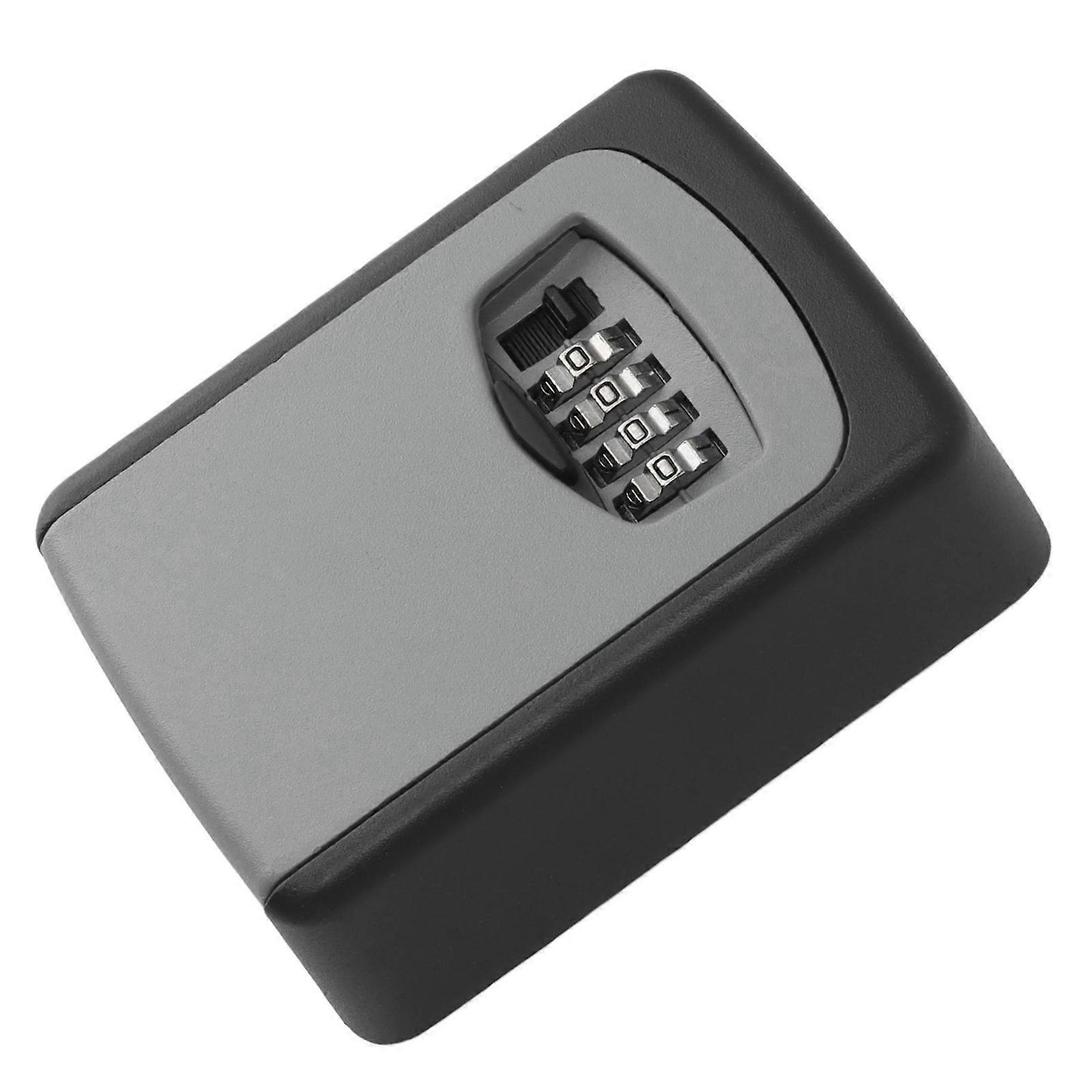 Waterproof Key Lock Box Large 6.4x9x3.4cm Silver Gray