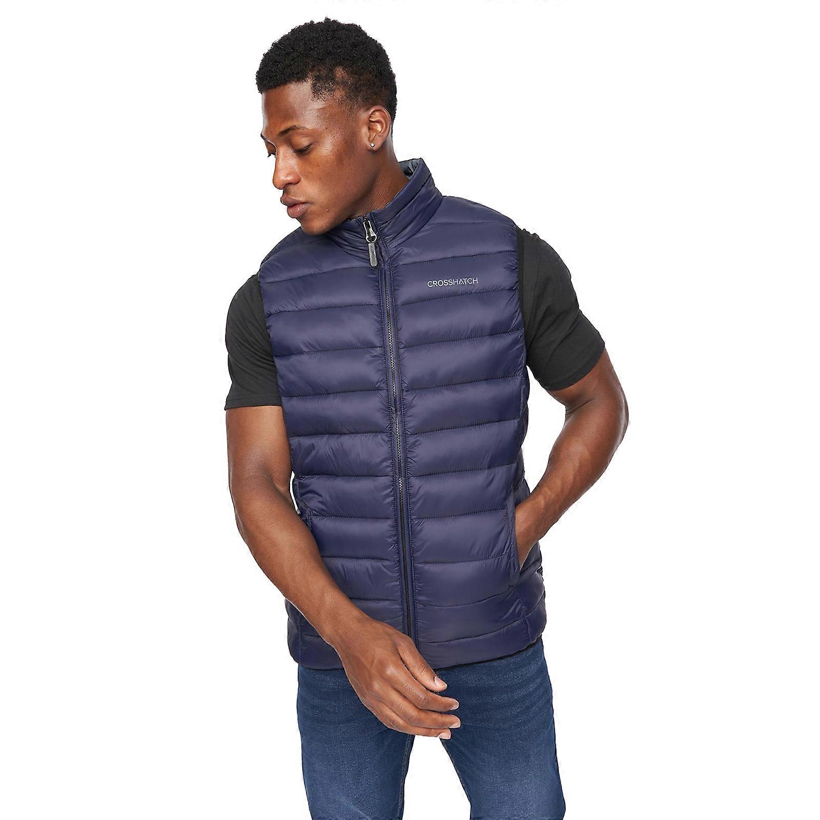 Crosshatch Gattering Gilet Navy 