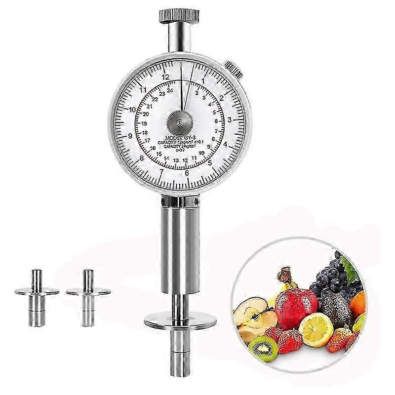 Fruit Penetrometer Sclerometer Farm Fruit Hardness Tester Machine With 2 Measuring Head 2025