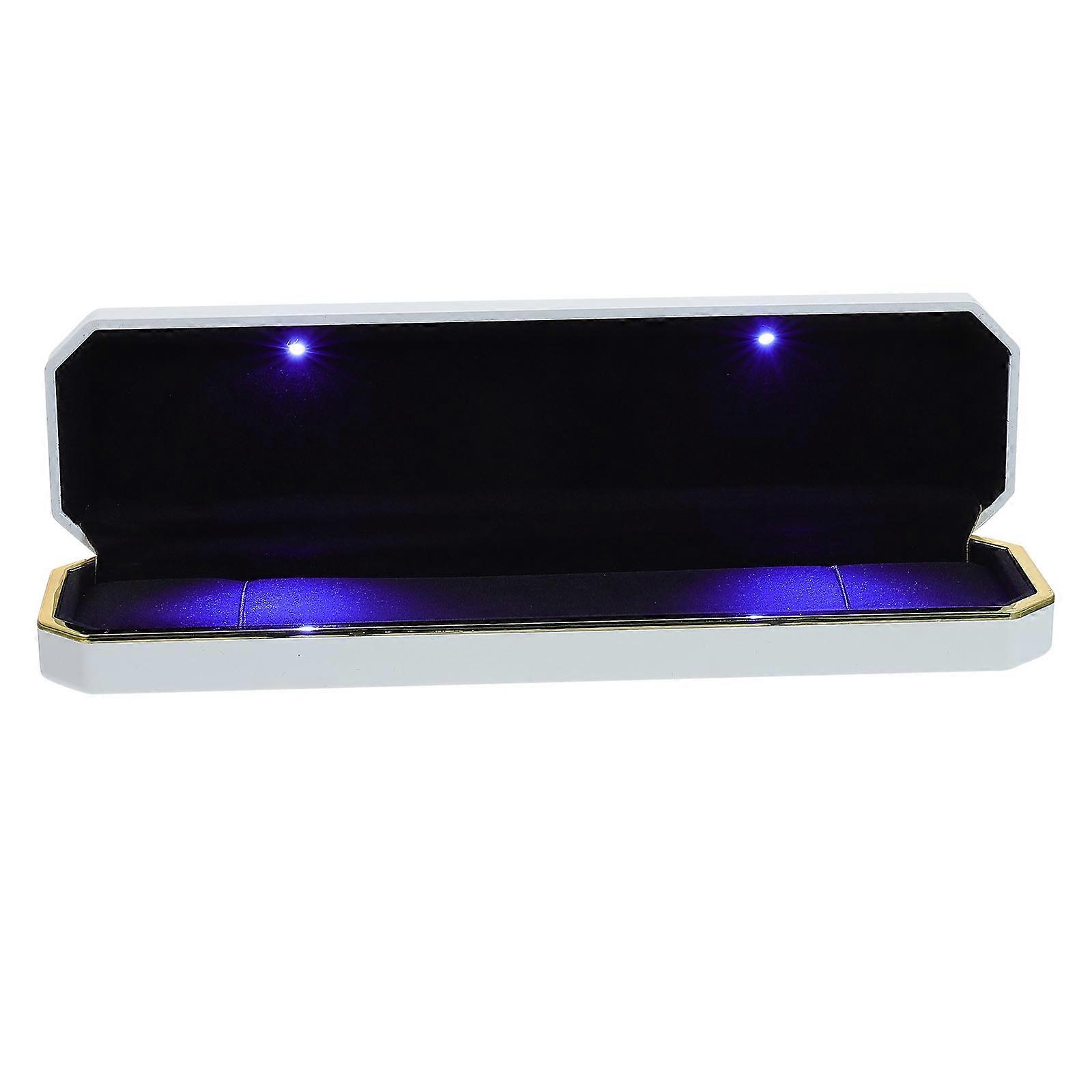 Jewelry Storage Box with LED Light for Storage Use 1Pcs Plastic Display Box