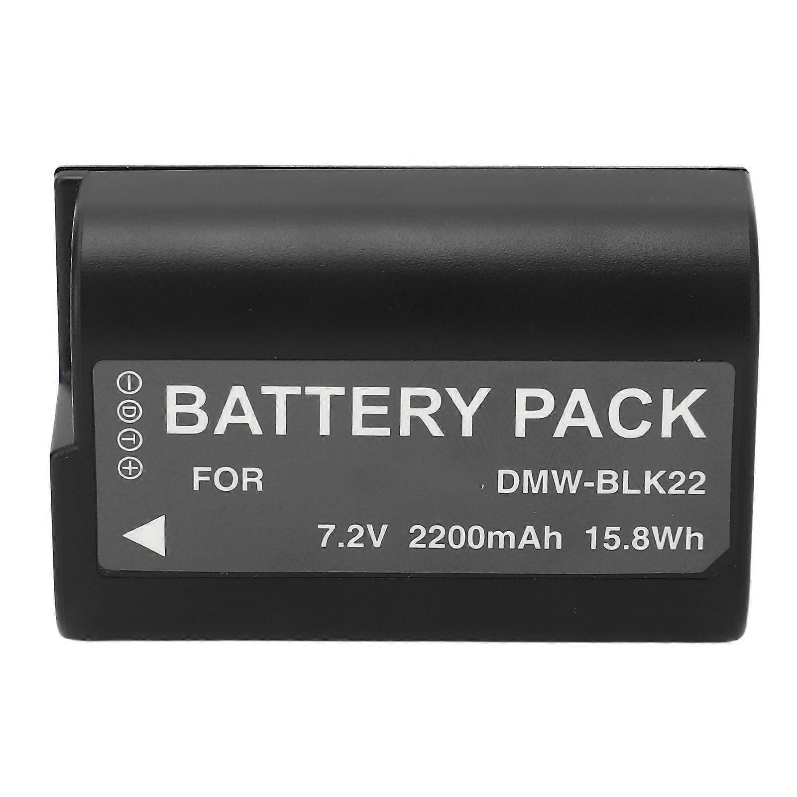 DMW BLK22 Battery Digital Camera Battery for DCS5 DCS5 II DCS5 IIX GH5 II GH6 S5II S5IIX S5M2 S5M2X GH5M2