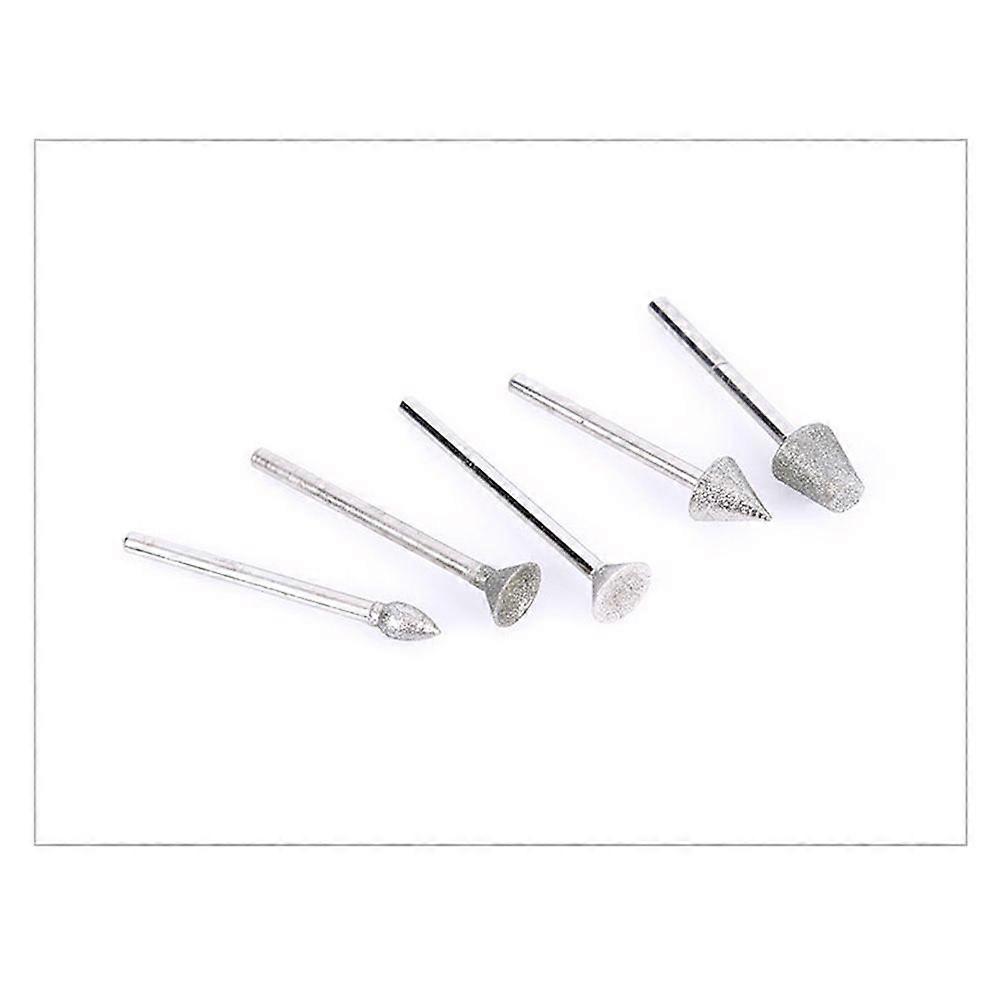 50pcs/set Diamond Drill Bit Burr Set Grinding Head for Rotary Tool Crafts Rocks Marble Porcelain Hand Drill Jewelry Making Lapidary Engraving with Sto