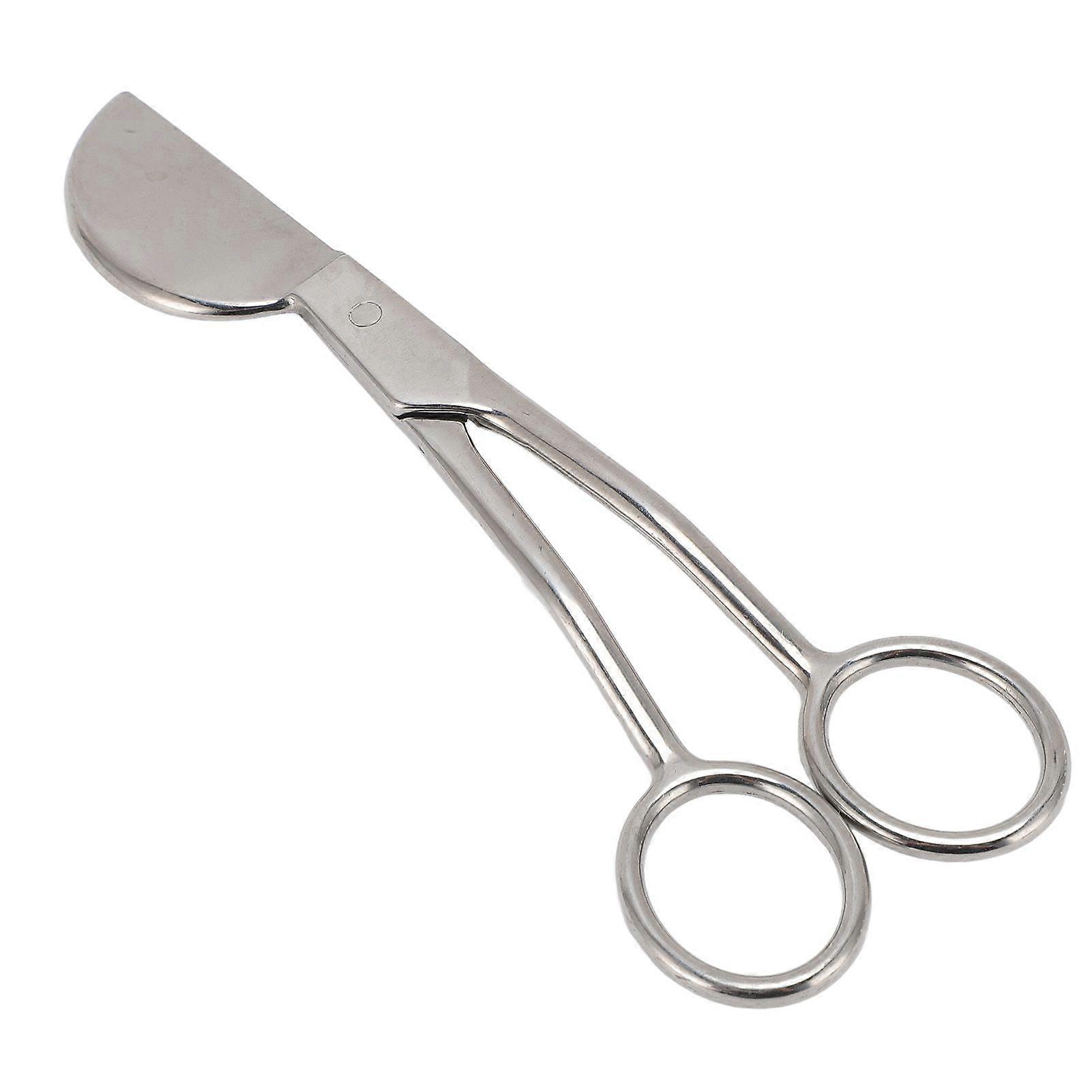 Duckbill Scissors Applique for Carpet Tufting Embroidery Fabric Sewing Double Bent Curved Offset Handle 6in