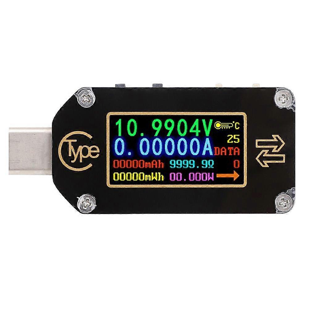 Type C Digital LCD Display USB Tester Voltage Current Power Meter Multimeter(TC66 )