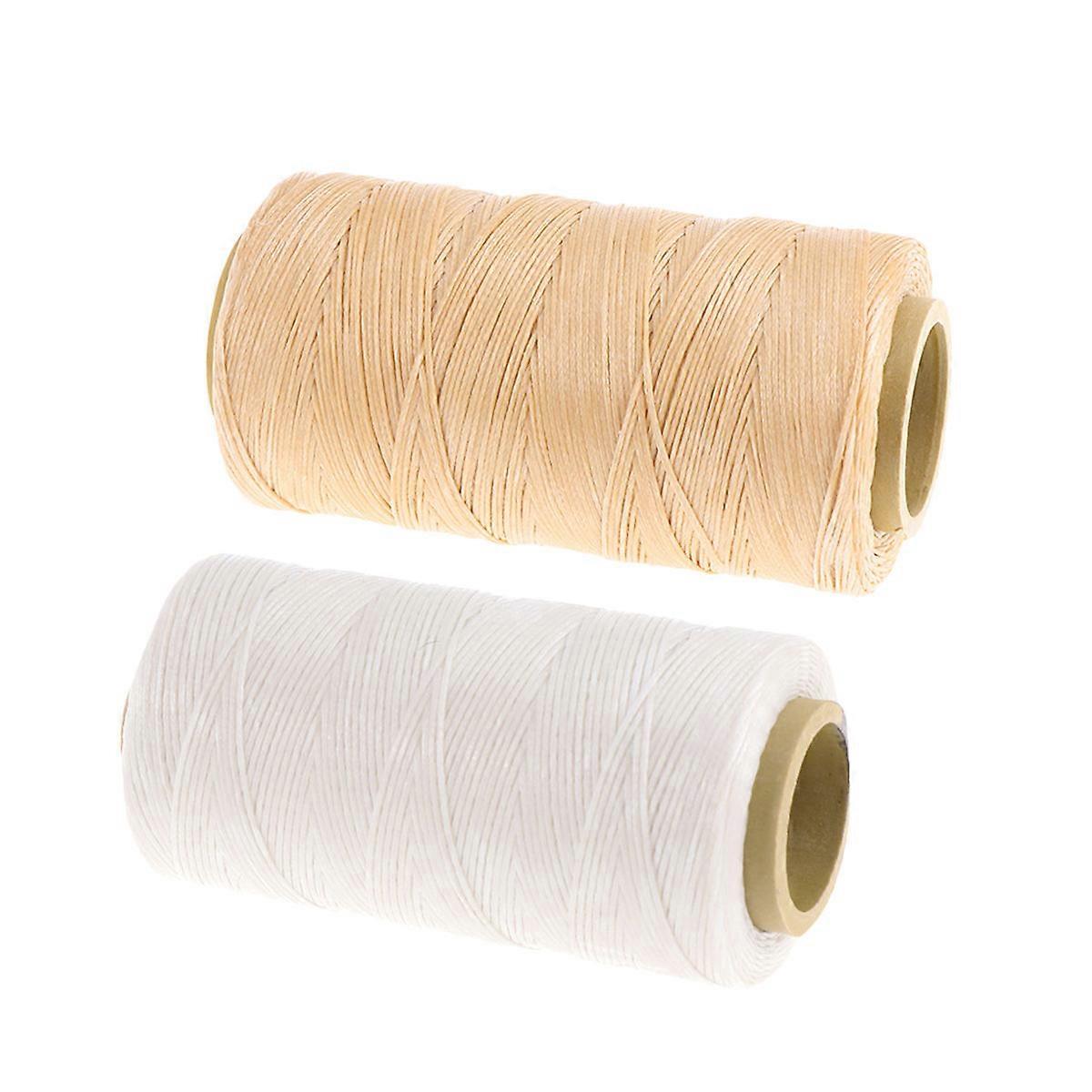 Flat Waxed Line For DIY Crafting 1 Roll Yellow Ideal For Artisan Projects