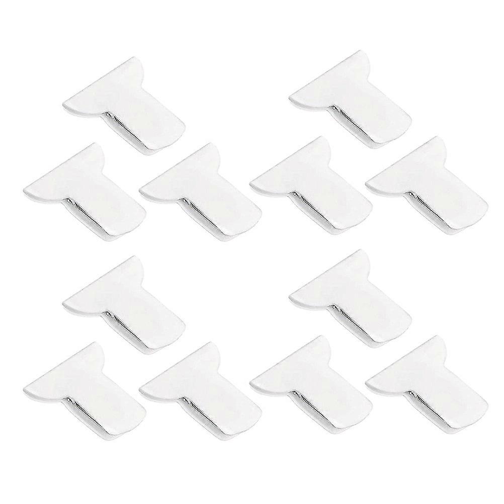 Anti-Slip Comforter Clips for Secure Bedding Fixation 12Pcs White Fasteners