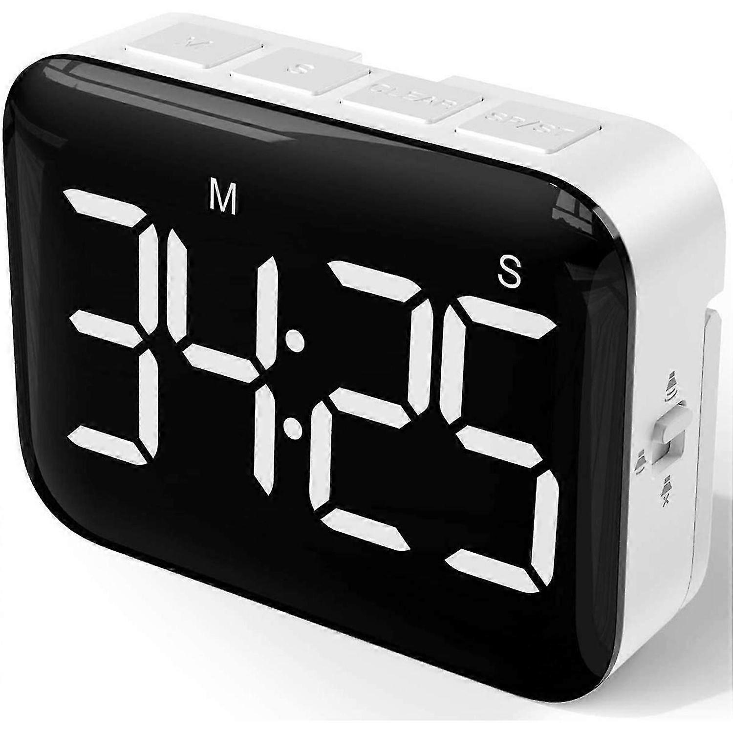 Digital Kitchen Timer - Magnetic Countdown Count Up Timer with Large LED Display Loud Volume for Coo
