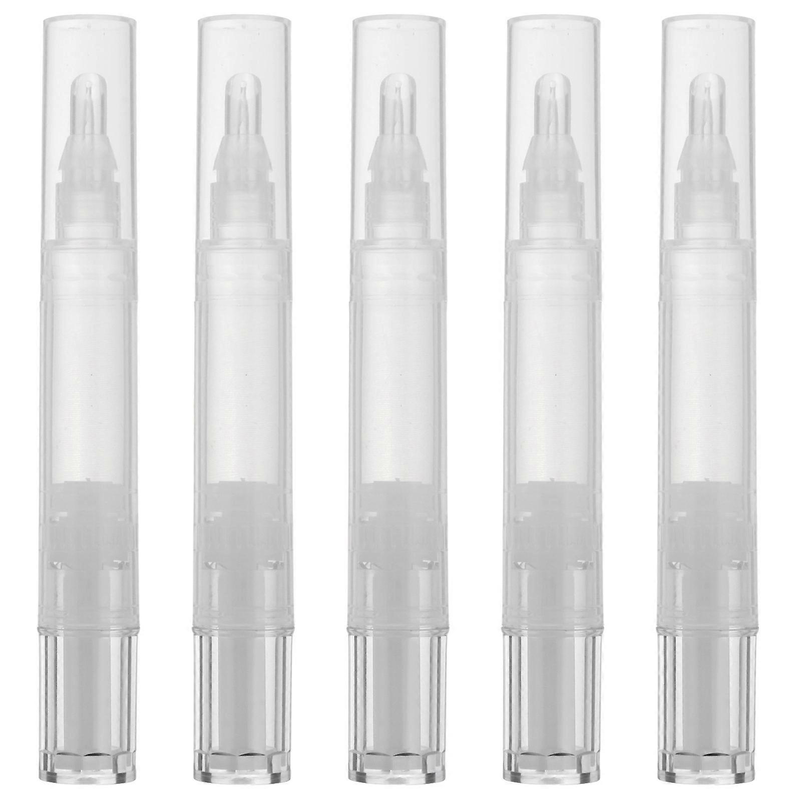 Small Lip Gloss Bottles for Storage Use 5Pcs Assorted Color Pc PP Material