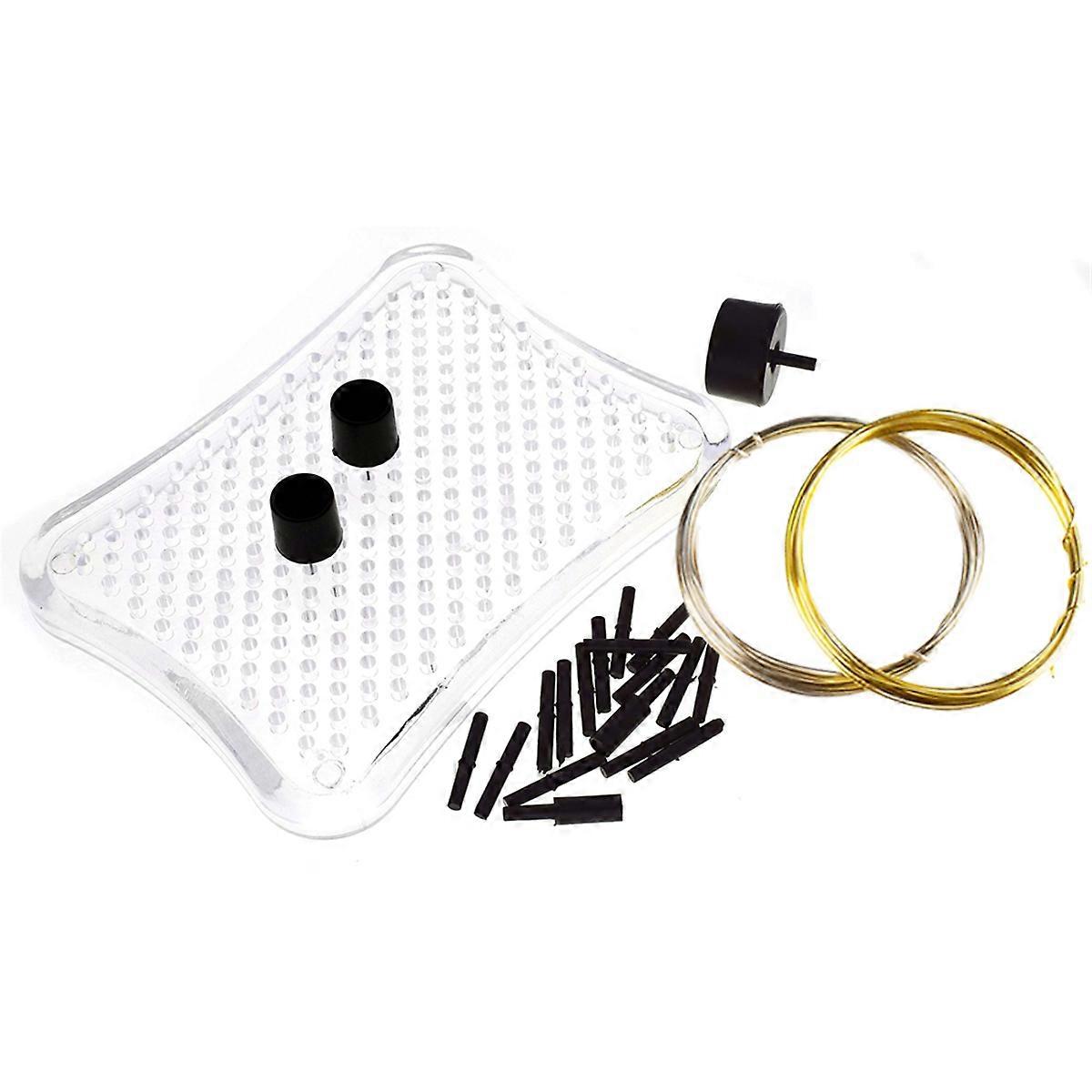 Wig Jig, Wire Jig Beginner kit, Includes 3 x 4 inch Clear Plastic Jig