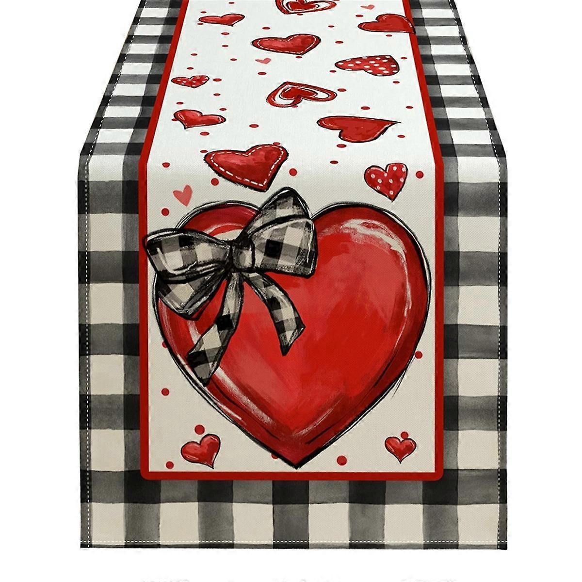 Valentine'S Day Table Runner, Polka Dots 33 X 275cm B