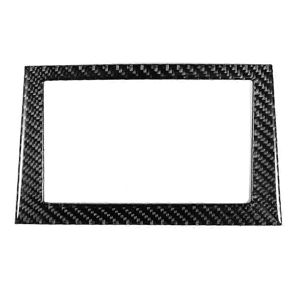 Carbon Fiber Car Navigation Screen Frame Trim Cover Fit for Infiniti Q50/Q60 2013-2019