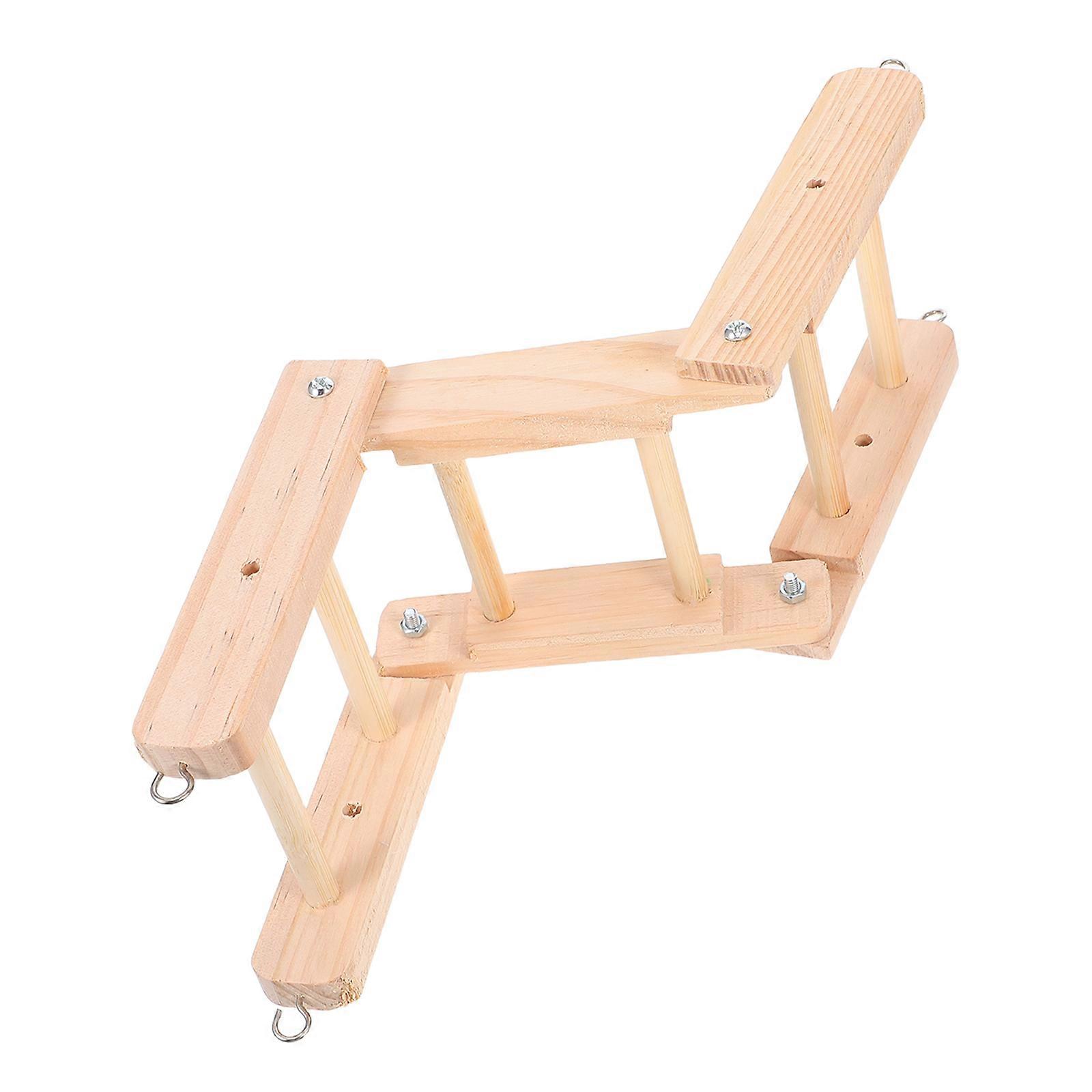 Bird Ladder Wooden for Climbing and Claw Grinding 3Pcs Parrot Accessory