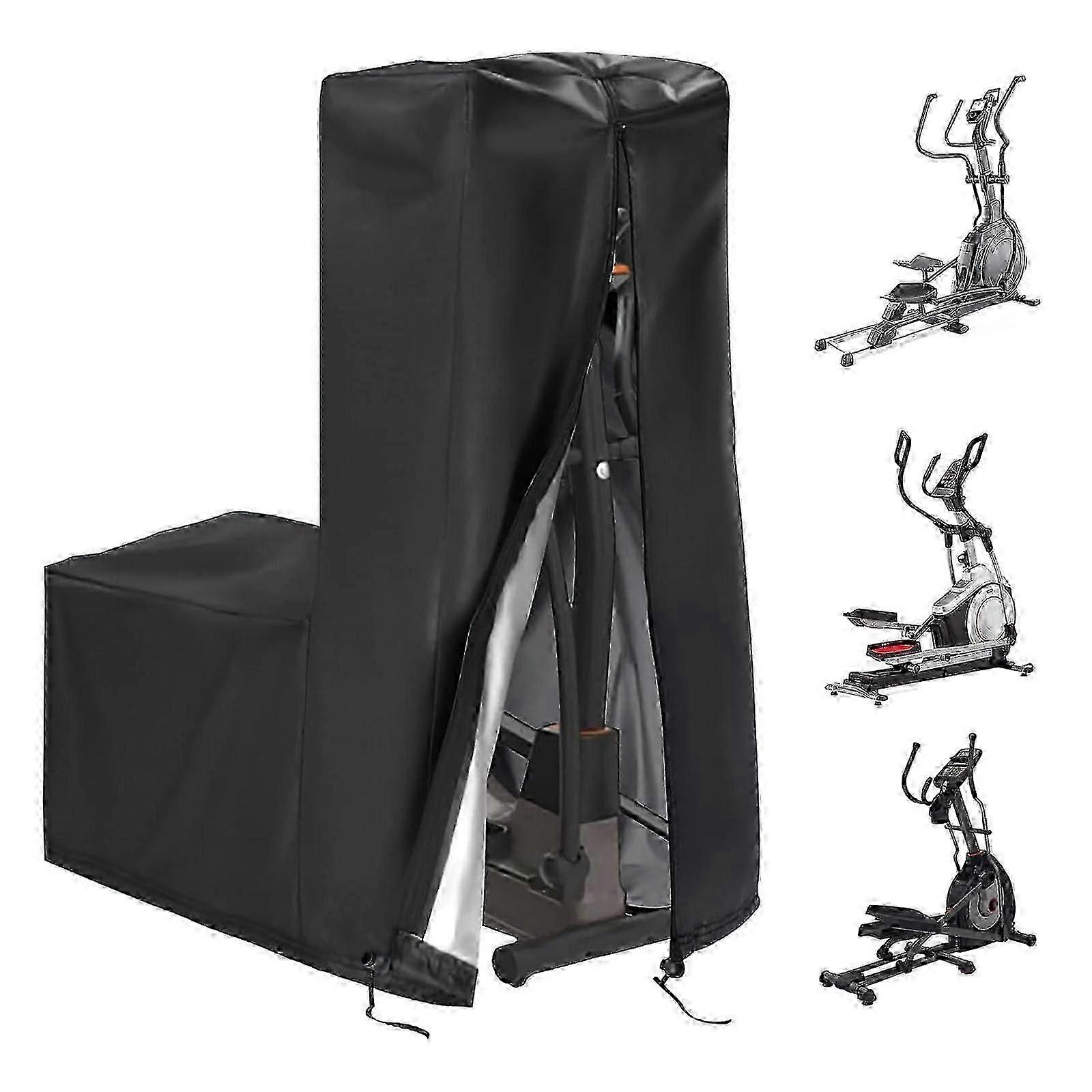 Elliptical cover, waterproof, for elliptical machines, with adjustable drawstring (420D140x64x165cm)