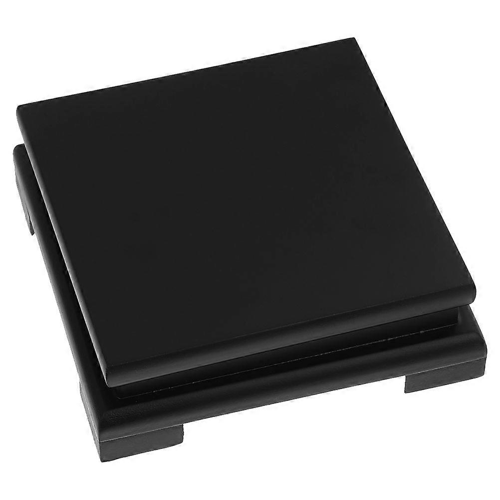 3Pcs Wooden Flowerpot Display Stand Great For Home Office Garden Use Square Shape With Space Optimization Function