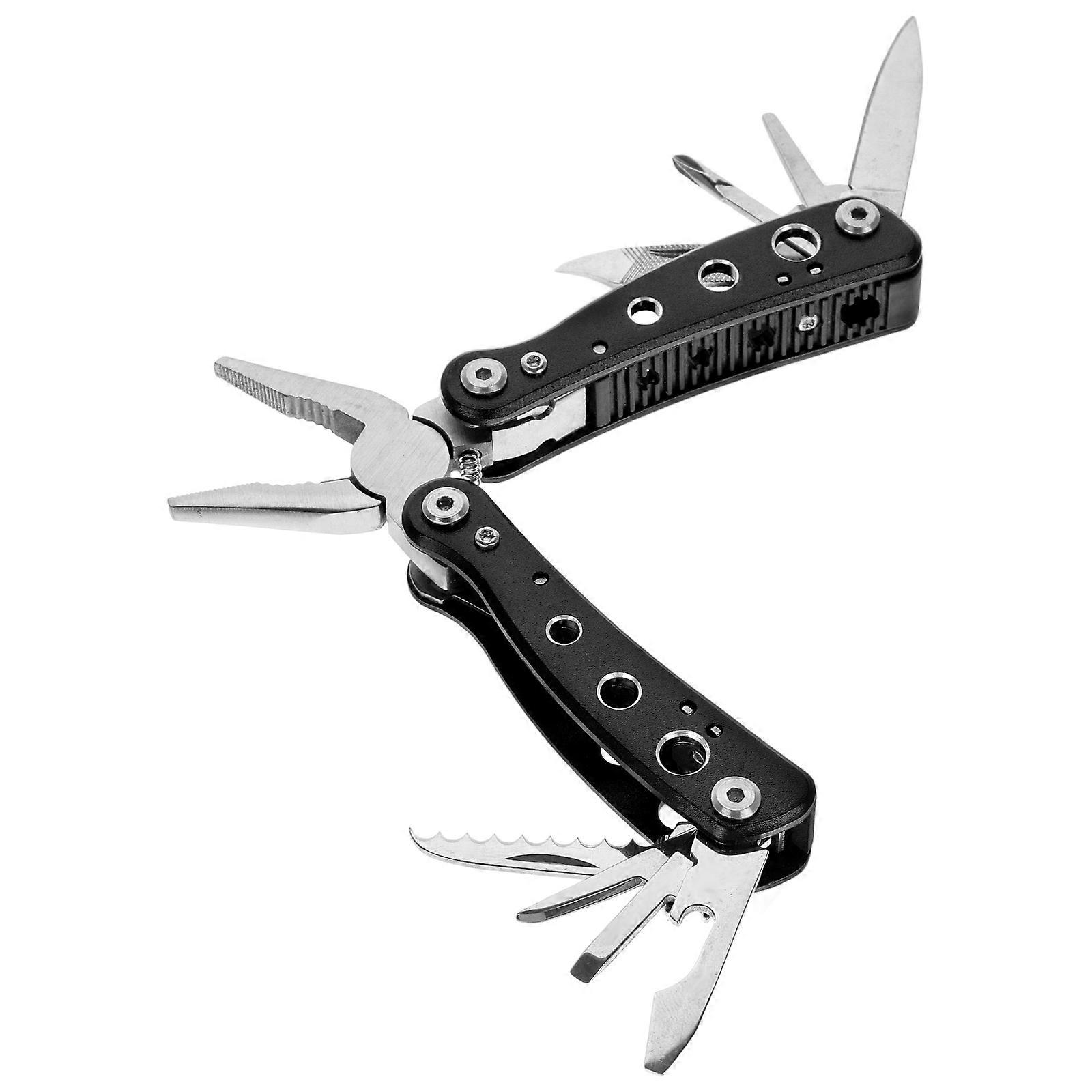 Portable Stainless Pliers 6-Hole Multi-Tool for Outdoor Use 1Pack