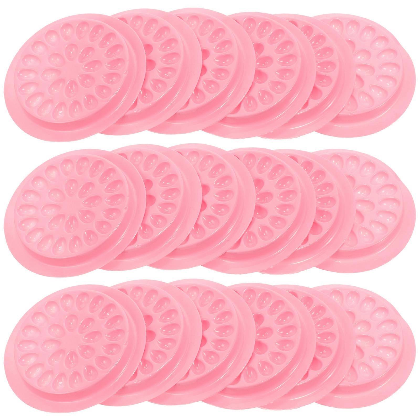 Lash Pallet Tool 400Pcs Pink Eyelash Glue Holders Designed For Individual Users Quick Application
