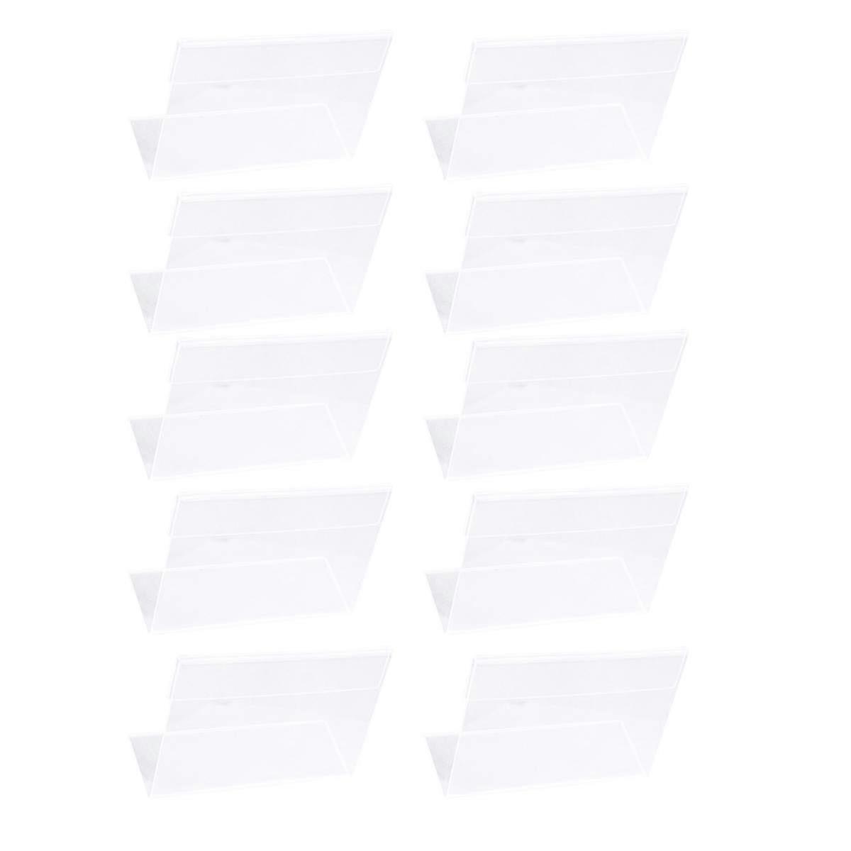 L Shape Holders for Display with 20Pcs Transparent Acrylic Display Stands