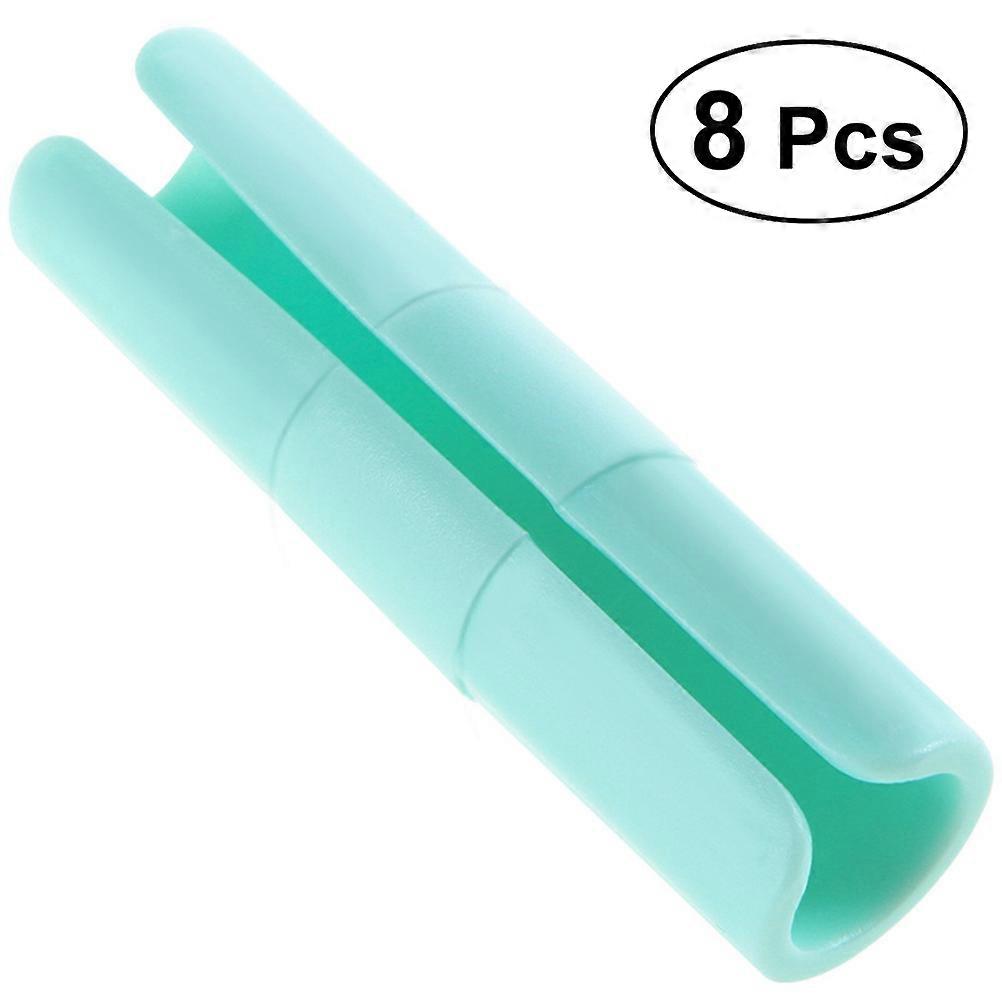 Bed Sheet Fasteners Anti-Slip Clips for Bedding Hold 24Pcs Light Green