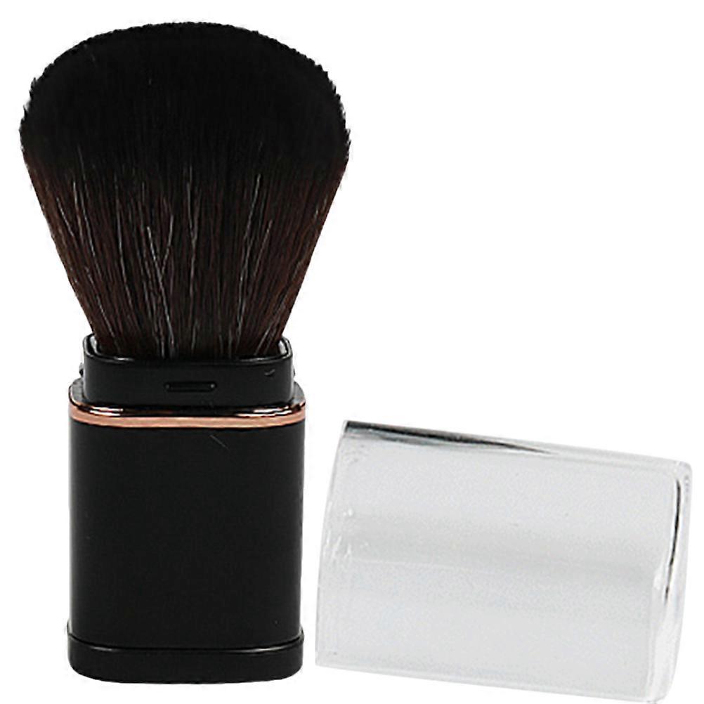 Multifunctional Makeup Brush Retractable Blush Brush for 5Pcs Black