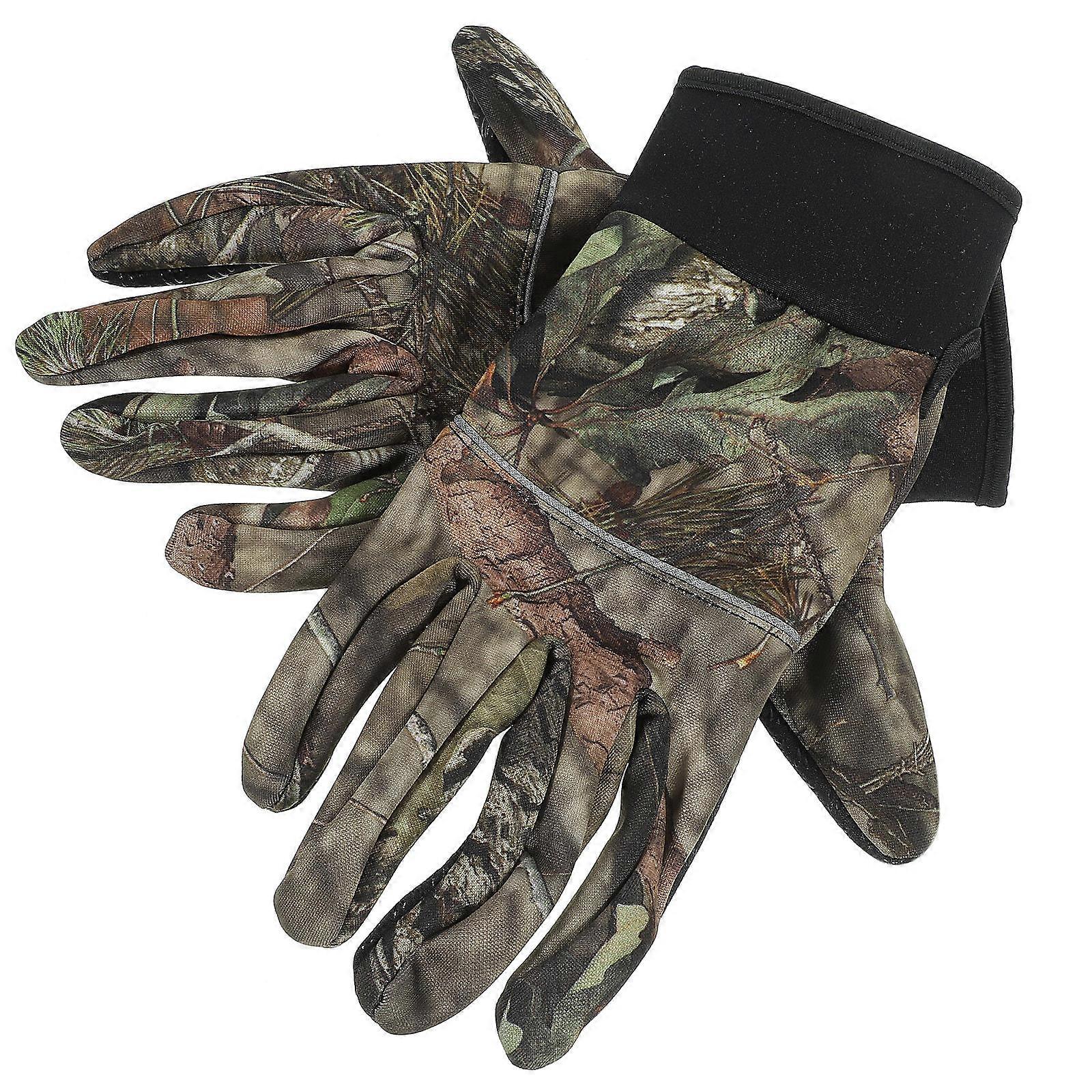 Multi Camouflage Fingerless Gloves For Men Outdoor Activities Fishing And Riding Large Durable 1 Pair
