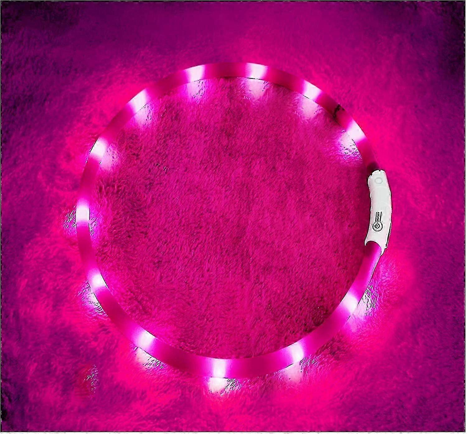 Led Köpek Yakası, USB Şarj Edilebilir Parlayan Köpek Tasmaları, Işık Yaka Geliştirilmiş Evcil Hayvan Güvenliği
